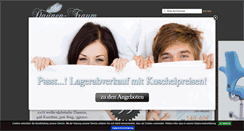 Desktop Screenshot of daunen-traum.de